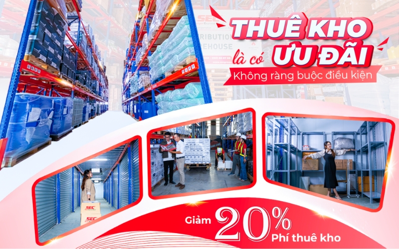 ƯU ĐÃI CHO THUÊ KHO 