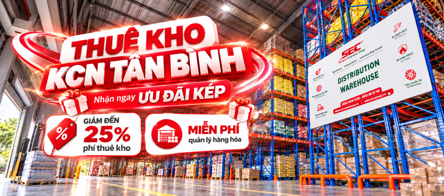 Dịch Vụ Kho Phân Phối Tại KCX Tân Thuận & KCN Tân Bình