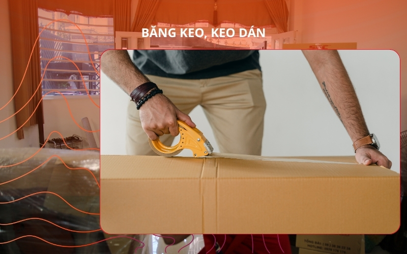 đóng gói đồ đạc khi chuyển nhà