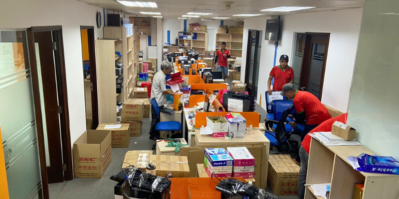 giá chuyển văn phòng chuyên nghiệp