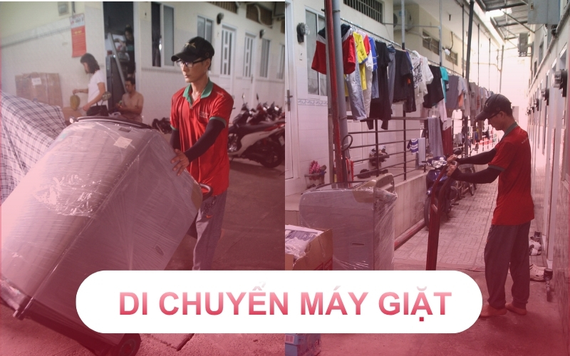Cách vận chuyển máy giặt an toàn