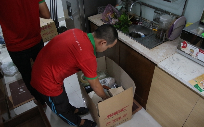 đóng gói đồ đạc, tài sản tránh mất