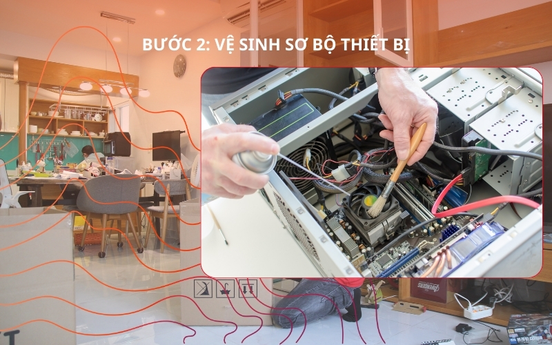 Bước 2 đóng gói thiết bị it văn phòng