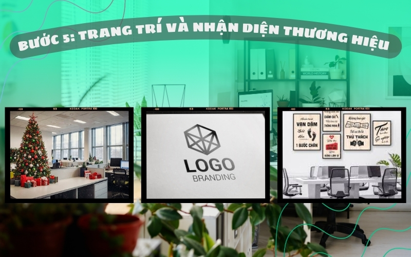 trang trí văn phòng mới chuyển