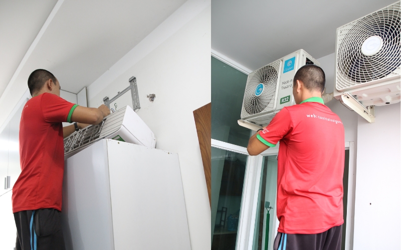 so sánh chi phí tháo máy lạnh khi chuyển văn phòng