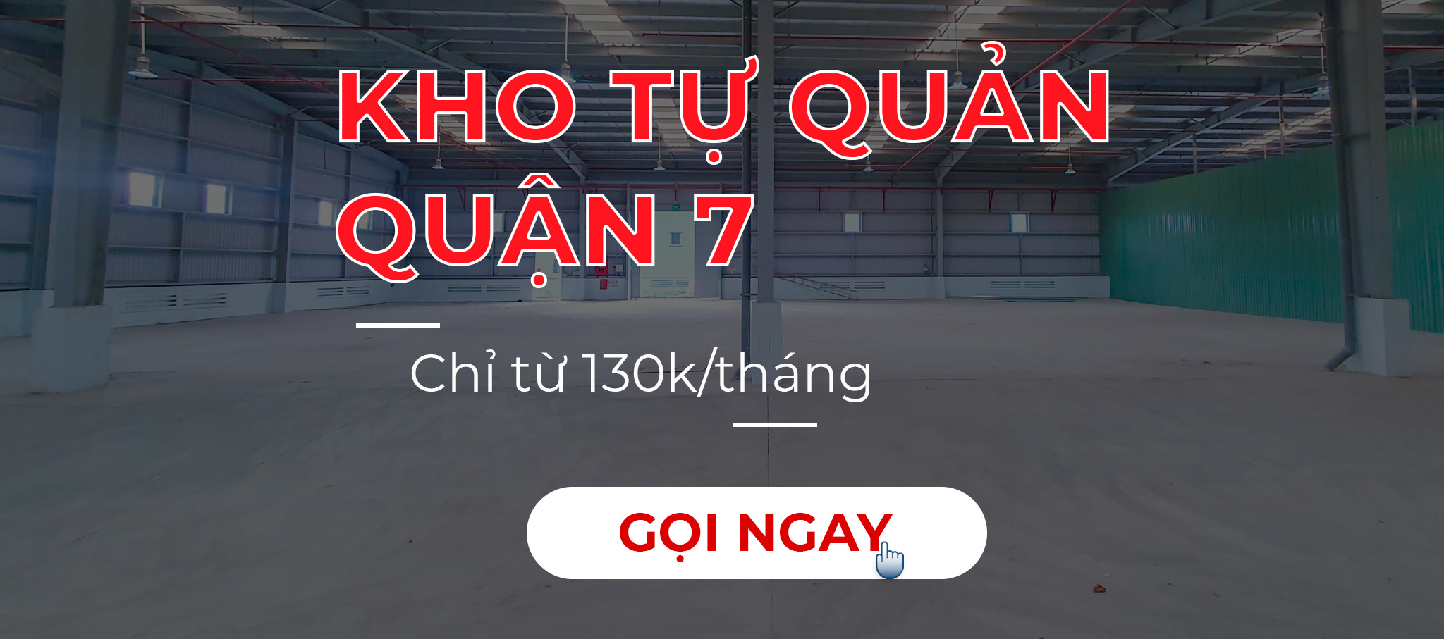 CHO THUÊ KHO TỰ QUẢN 650m² TẠI ĐÀO TRÍ, QUẬN 7