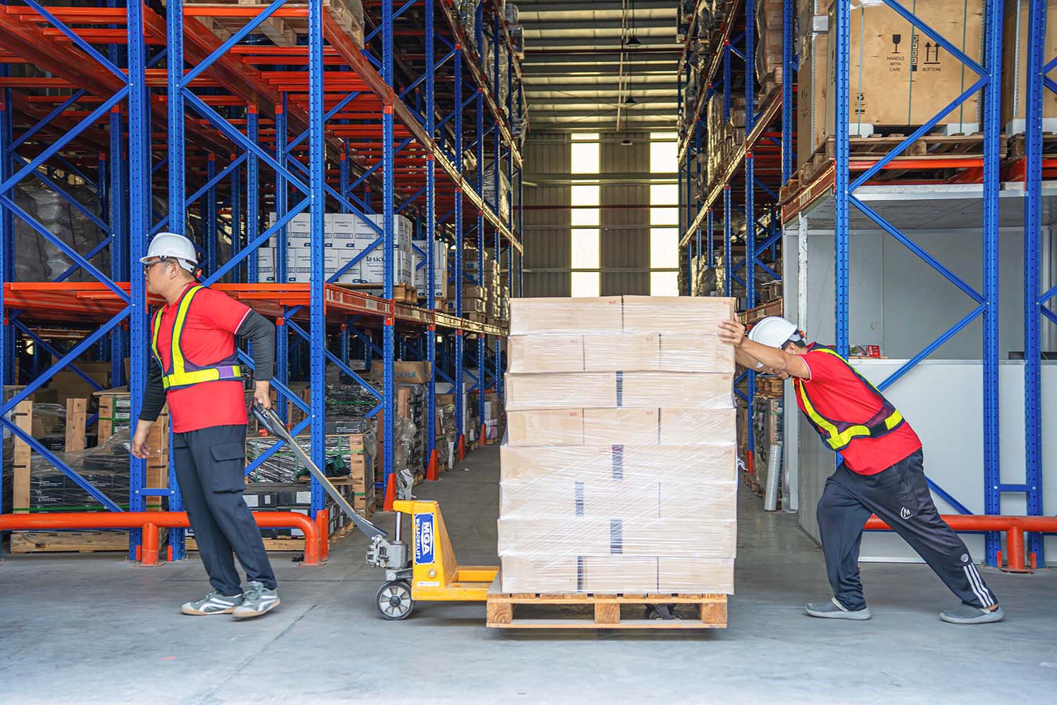 hoạt động trong kho phân phối