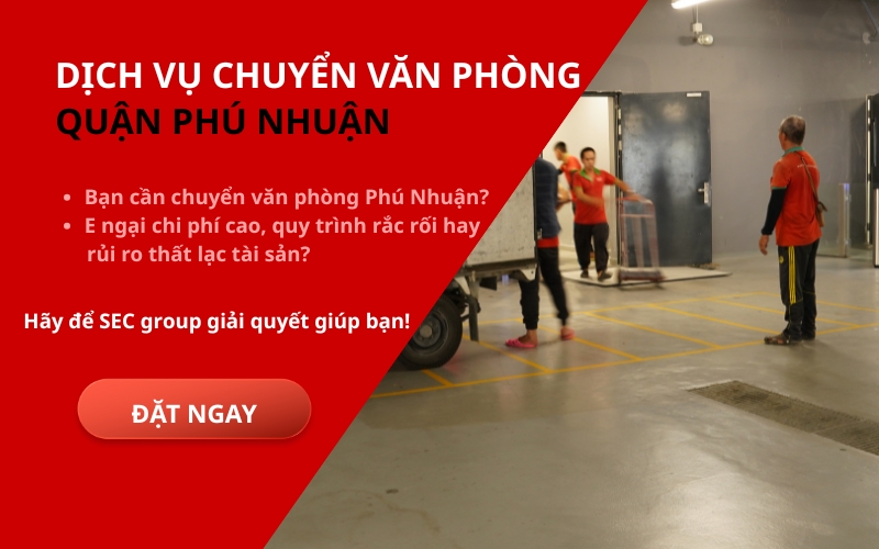 Dịch Vụ Chuyển Văn Phòng Quận Phú Nhuận